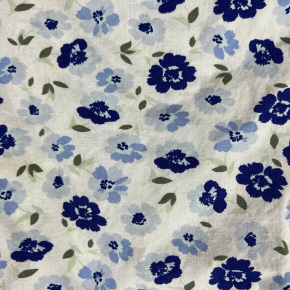 Woman Within 100% cotton floral cottage core button up top Sz 26/28 2XL - Picture 5 of 5